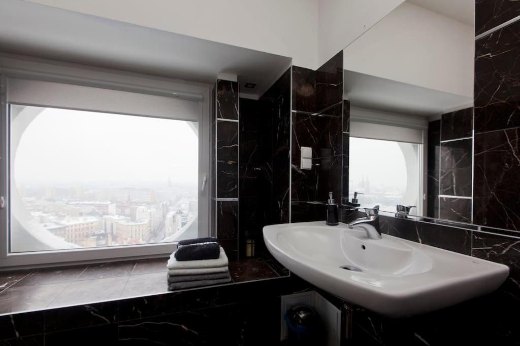 ורוצלב 100M2 Penthouse On Top Of The City 1000Mb/S, Airc. מראה חיצוני תמונה