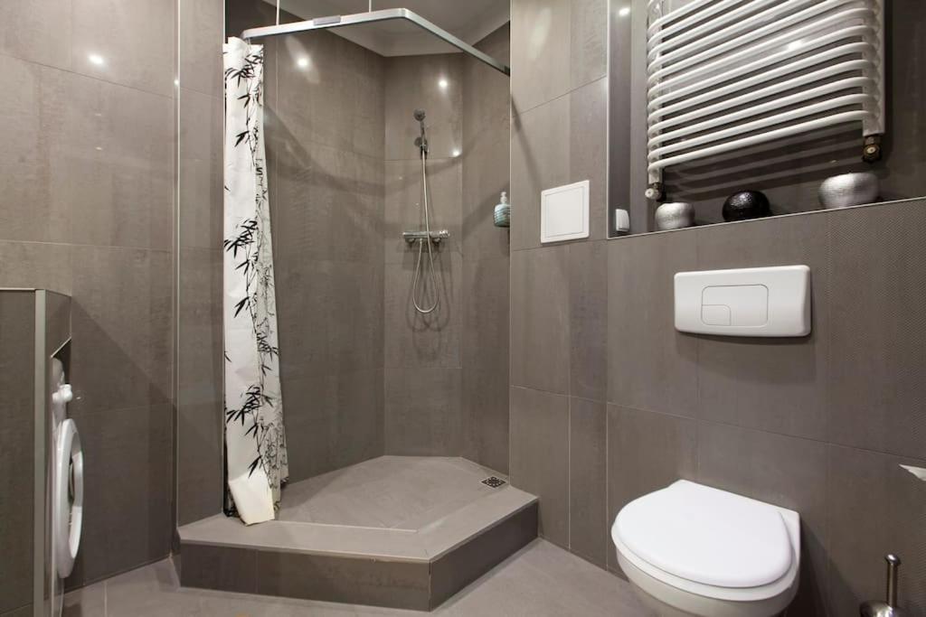 ורוצלב 100M2 Penthouse On Top Of The City 1000Mb/S, Airc. מראה חיצוני תמונה